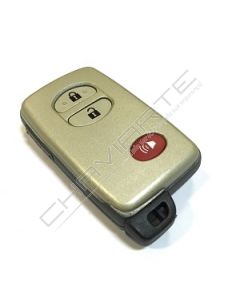 Caixa Para Comando Toyota Keyless 2 Botões Com Botão de Emergência