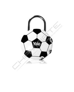 Aloquete Yale Football de combinação 3 dígitos, 40mm zinco