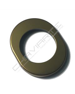 Espelho oval exterior Dierre, para escudo de segurança de 42 mm, bronze