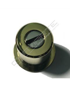 Escudo de segurança Mottura para cilindro Fichet, dourado, 41 mm