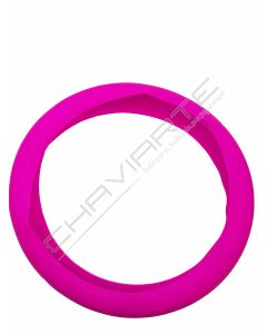 Capa de volante em silicone, rosa