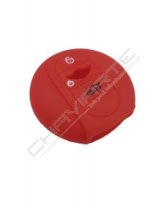 Capa silicone MINI, três botões, Smartkey proximidade, vermelho