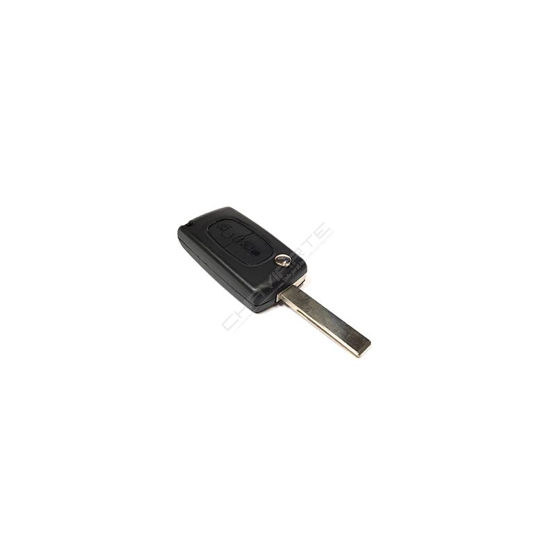 Caixa Para Comando Peugeot Flip 2 Botões Pilha na Placa