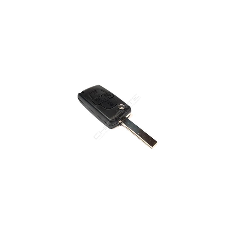 Caixa Para Comando Peugeot Flip 4 Botões Pilha na Placa