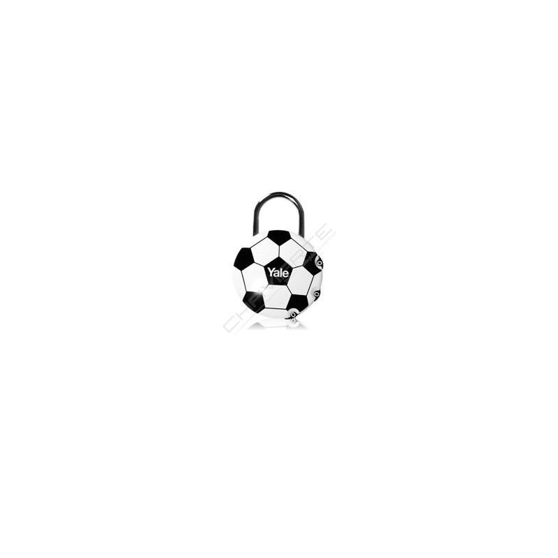 Aloquete Yale Football de combinação 3 dígitos, 40mm zinco