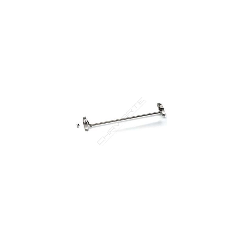 Barra antipânico Tesa 1910 de sobrepor, com 1 ponto de fecho/trinco lateral, em inox