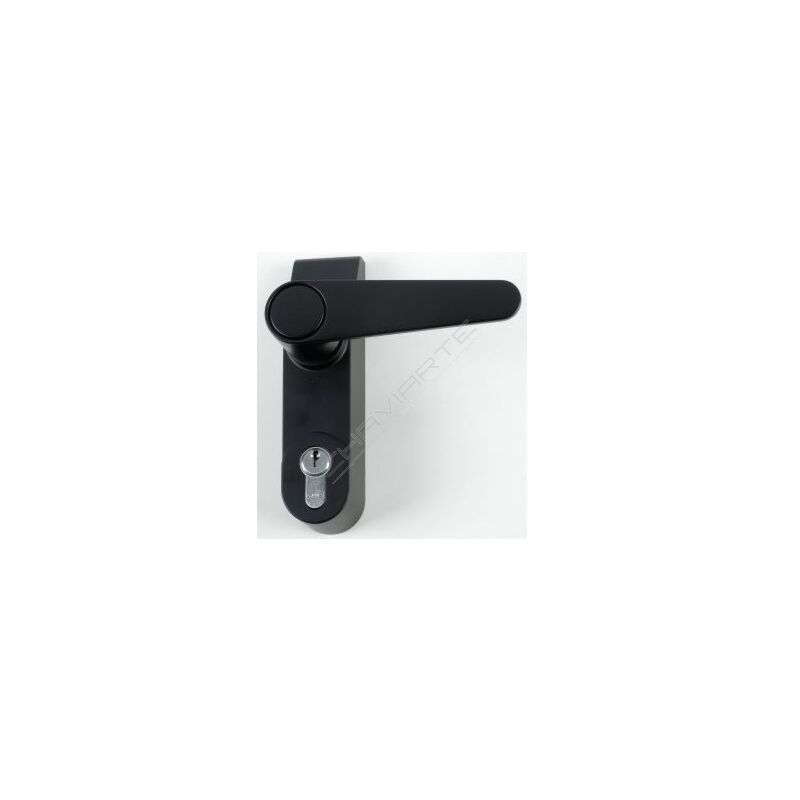 Puxador de muleta Yale MMPS3SCNEY, modelar, cego, negro