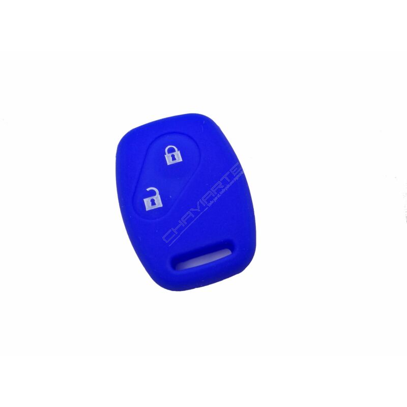 Capa silicone Honda, dois botões, azul