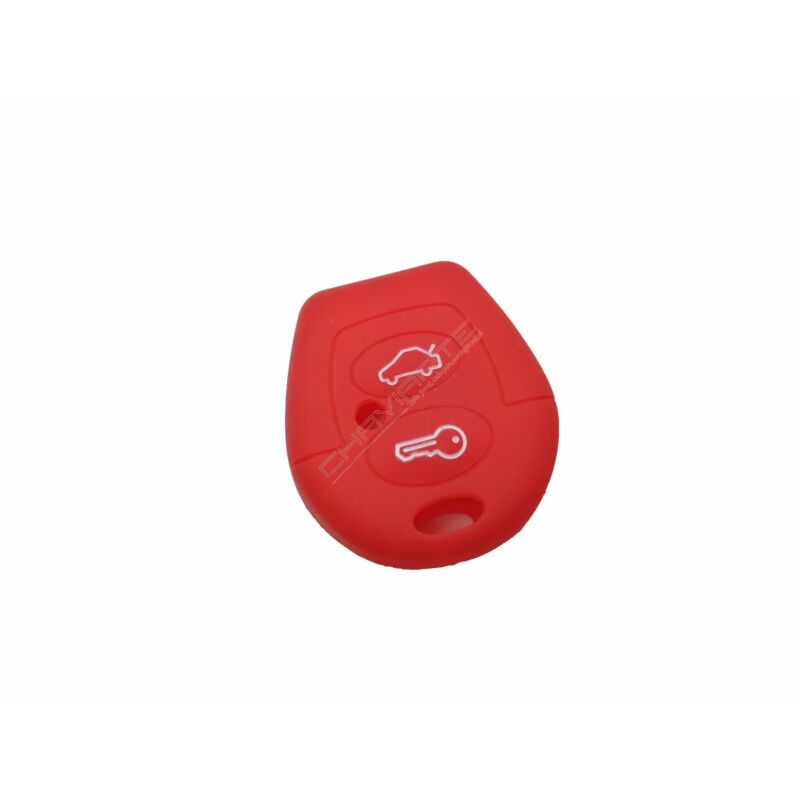 Capa silicone Volkswagen, dois botões, vermelho