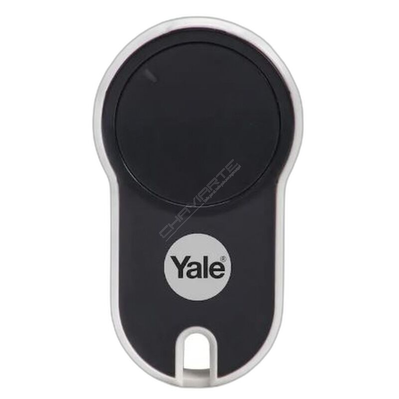 Yale smart lock module in black with round face - Chaviarte