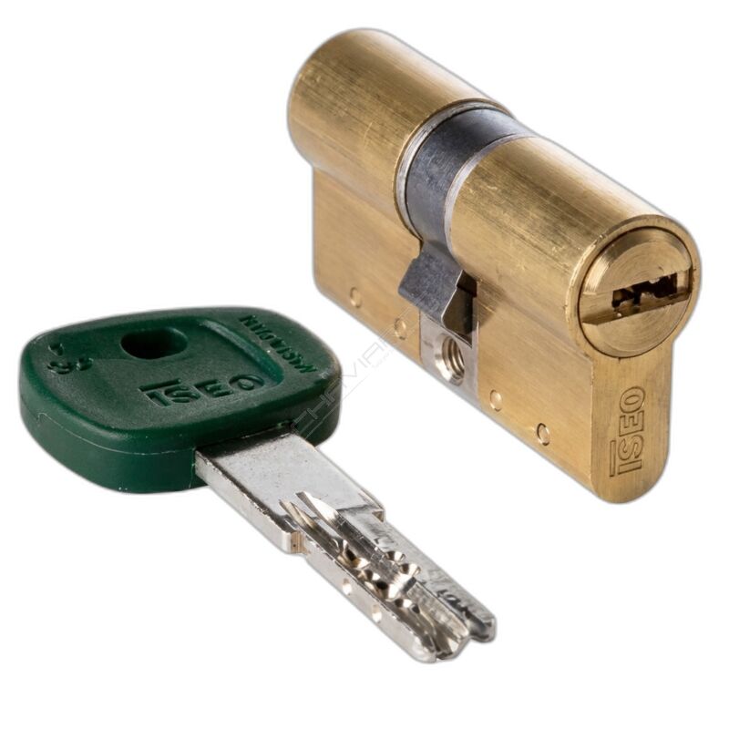 ISEO brass euro cylinder lock with dimple key - Chaviarte