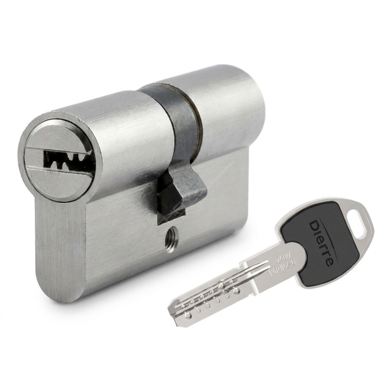 Cilindro Europerfil niquelado antibumping Dierre D-STAR 30/50