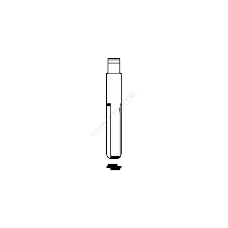 Lamina Flip Para Comando Kd/Xhorse  Hu43