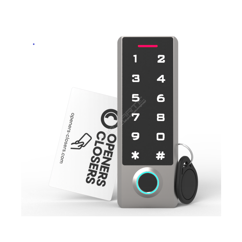 Teclado autonomo Openers e Closers AC330 RFID + Impressão Digital