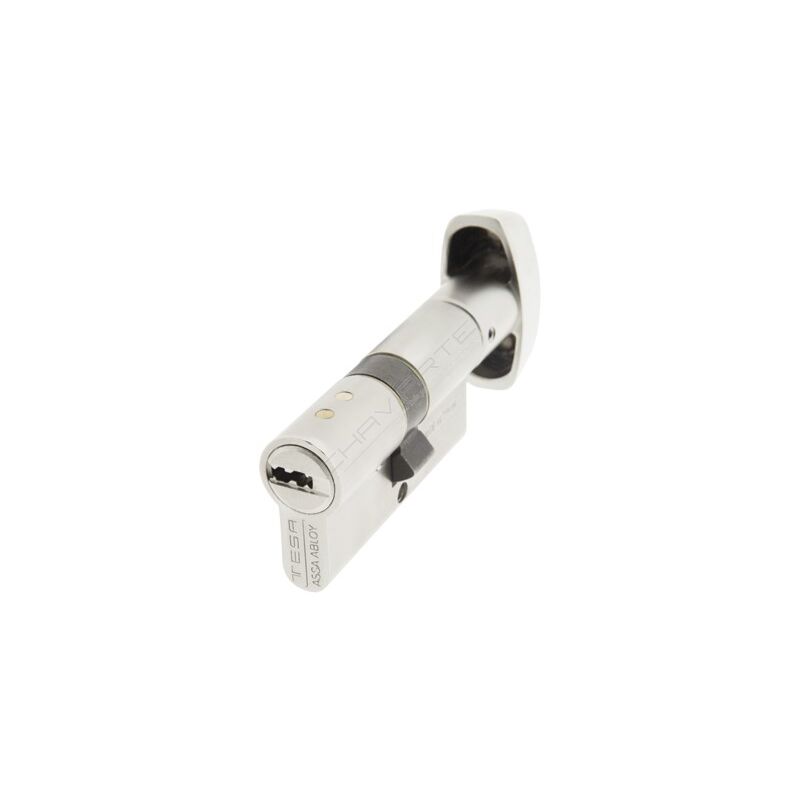Cilindro Tesa TX80 30x60mm niquelado com botão