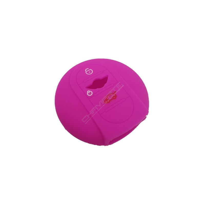 Capa silicone MINI, três botões, Smartkey proximidade, rosa