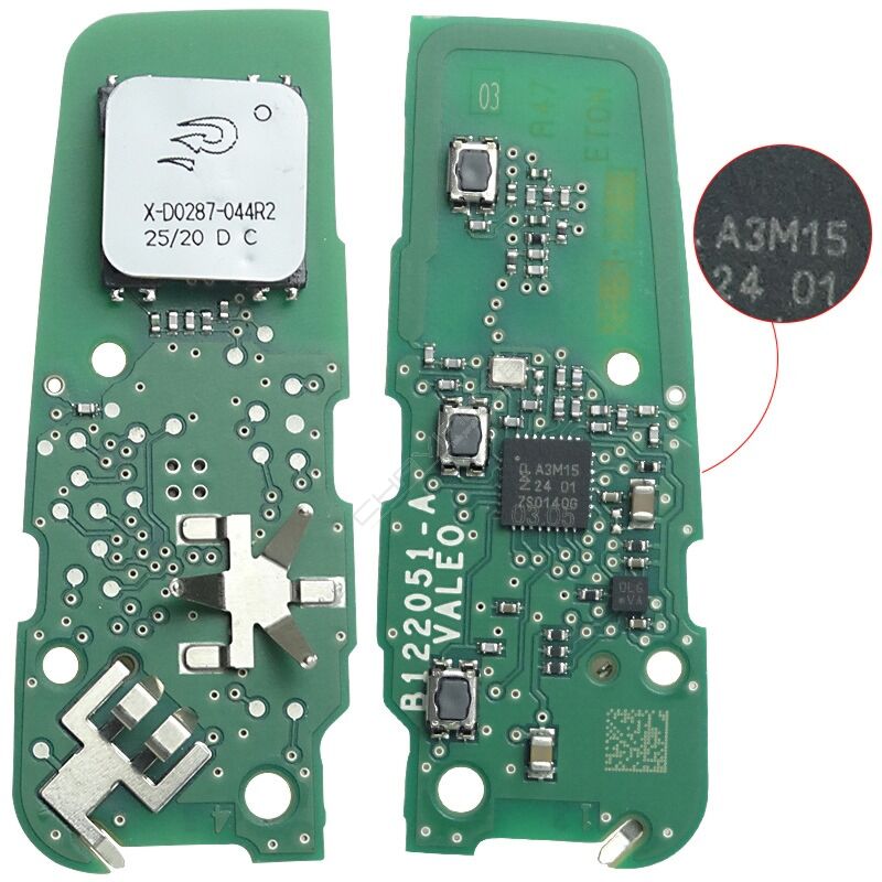 Comando Peugeot Proximidade 3 Botões _A3M15