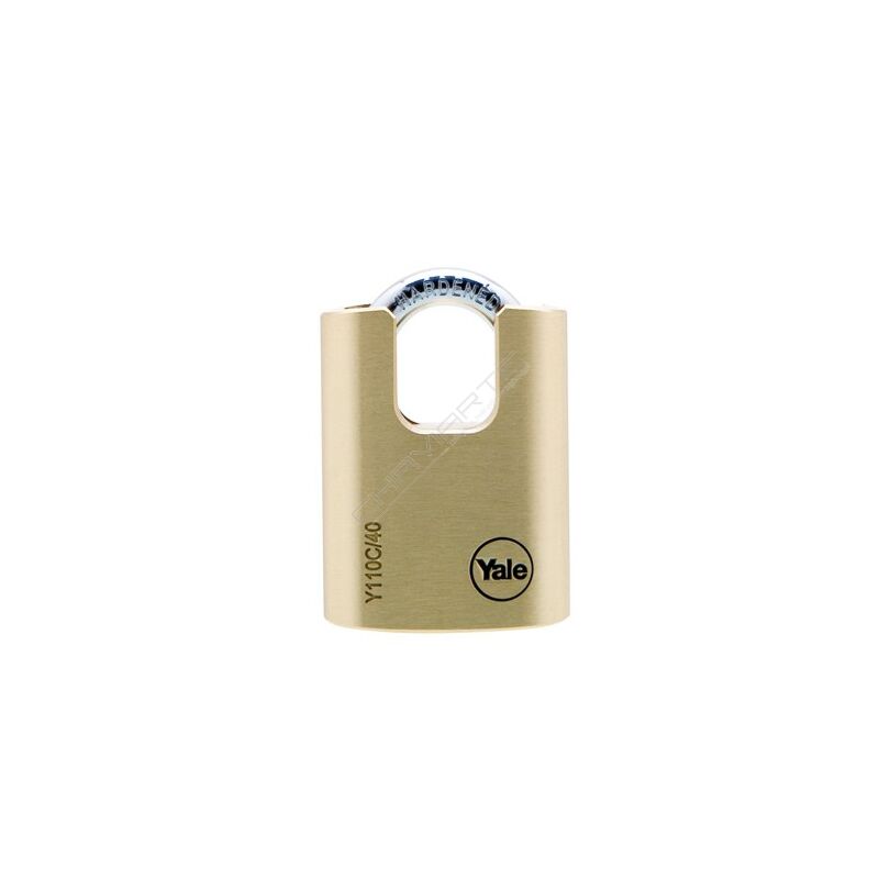 Aloquete Yale 40mm latão arco protegido