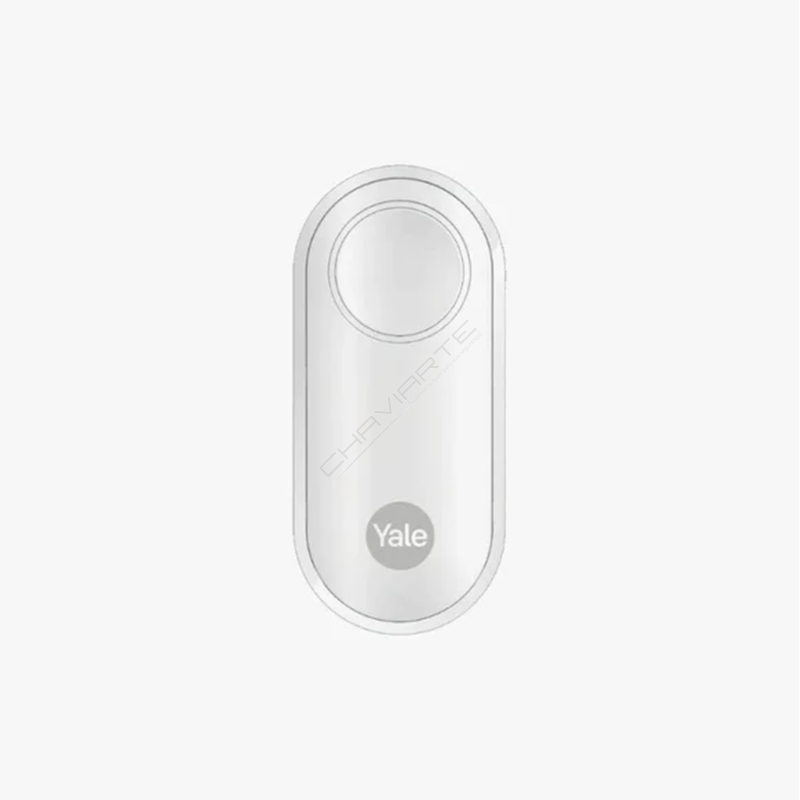 Botão de alarme Yale branco IP55 com tecnologia Horizon+