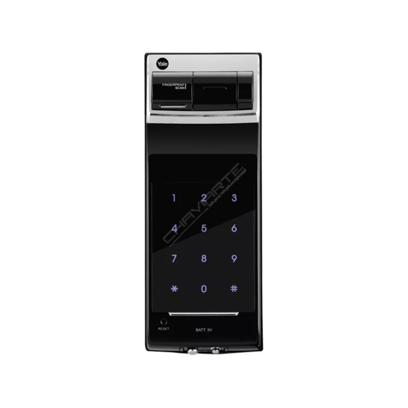 Fechadura inteligente biométrica de sobrepor Yale YDR4110 com impressão digital e PIN