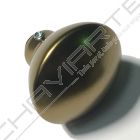 Puxador redondo Dierre New Creta PM000021, fixo, dourado