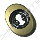 Espelho oval Mottura, para escudo de segurança de 50 mm, em bronze