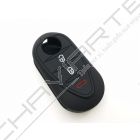 Capa silicone Alfa Romeo, três botões, negro