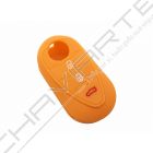 Capa silicone Alfa Romeo, três botões, laranja