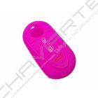 Capa silicone Alfa Romeo, três botões, rosa