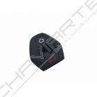 Capa silicone BMW, três botões, negra