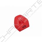 Capa silicone BMW, três botões, vermelho