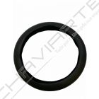 Capa de volante em silicone, negro