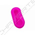 Capa silicone Fiat, flip três botões, rosa