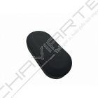 Capa silicone Fiat, flip três botões, negra