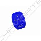 Capa silicone Honda, dois botões, azul