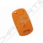 Capa silicone Kia, três botões, laranja