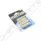PILHA MAXELL LR06-B4 AA ALKALINE BLISTER DE 4 UNIDADES