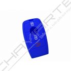 Capa silicone Mercedes, três botões, Smartkey proximidade, azul
