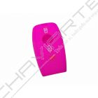 Capa silicone Mercedes, três botões, Smartkey proximidade, rosa