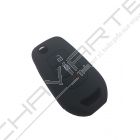 Capa silicone Renault, três botões, negra
