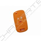 Capa silicone Opel, flip três botões, laranja
