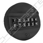 Fechadura Universal + Teclado Negro ABS