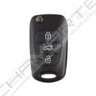 Comando Hyundai flip Três Botões - I30 Id 60