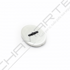 Espelho oval Mottura, para chave de duplo palhetão, cromado