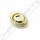 Escudo de segurança Mottura dourado, 50 mm