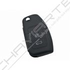 Capa silicone Ford, flip três botões, negra