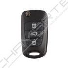 Comando Hyundai flip Três Botões - IX20 Com Id 60