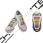 Atacador Easy Lace Plano cartão cores 100% silicone