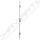 Fechadura Ucem 25183U2NC01J1, latão 50mm 3 pontos