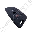 Capa silicone BMW, três botões, negra